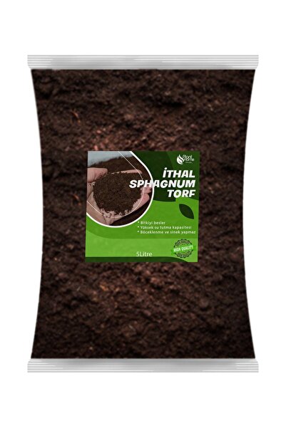 plant-home 10 Litre Ithal Çiçek Toprağı - Ithal Ts1 Sphagnum Torf - Böcek Sin...