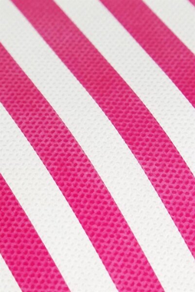 Vedsey Home Organizer 5'li Set Baza Altı Düzenleyici Büyük Boy Hurç Pembe Çizgili 70x50x25 Cm