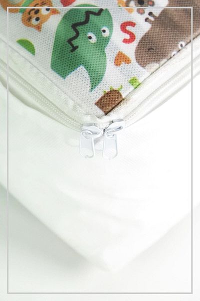 Vedsey Home Organizer Σετ 3 μεσαίου μεγέθους 50x25x20 cm - Παιδική οργάνωση ρούχων, χαριτωμένη βάση με μοτίβο και κάτω από τον καναπέ-κρεβάτι