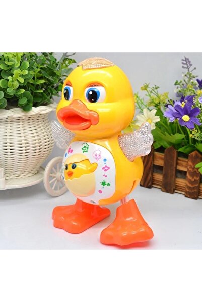 admay Dans Eden Işıklı Müzikli Şarkı Söyleyen Hareketli Civciv Bebek