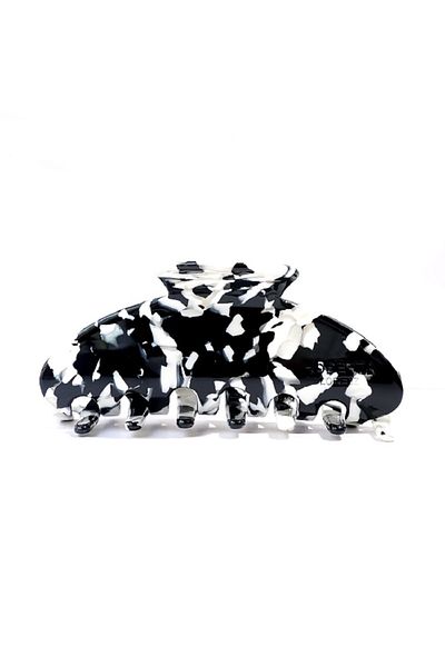 Roberta Lorenz Black and White Latch Buckle, Bow Can Be Added, Quality Bone Material Buy 4 Pay 3