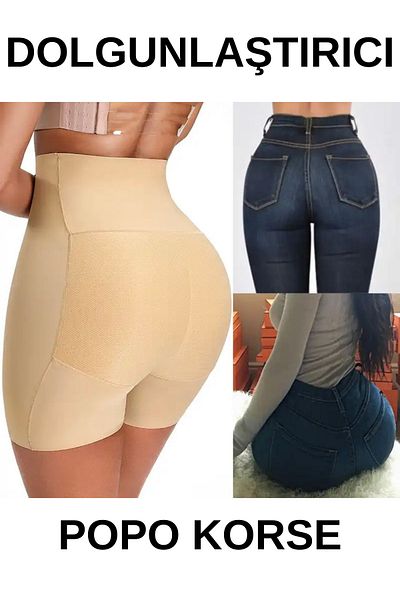 İNCEYAŞAM Corset de damă plin de modelare cu picioare Pop-up Corset de șold Corset de bază