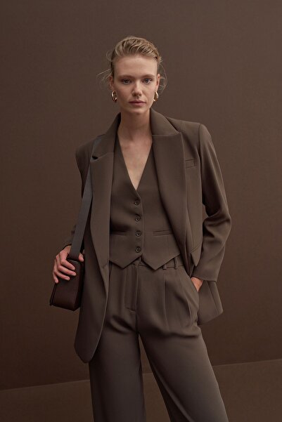 Mathilda Store Kahverengi Brown Special Edition Palazzo Pantolon