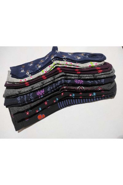 SOYTEMİZ 8 Pairs of Women's Socks for 4 Seasons