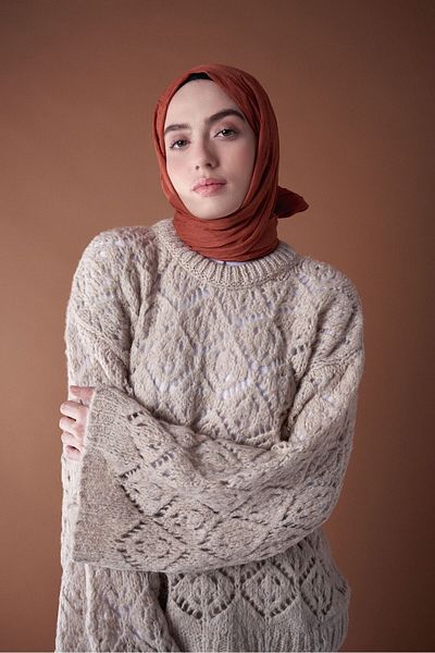 Modakaşmir Πλακάκι σειράς Bamboo Shawl
