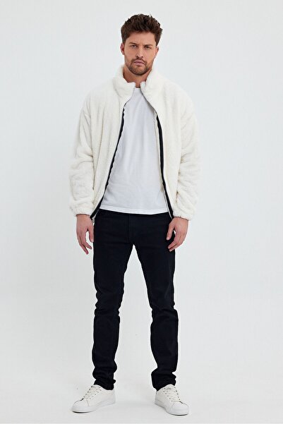 kef clothing KEF - UNISEX BASIC FERMUARLI PELUŞ HIRKA