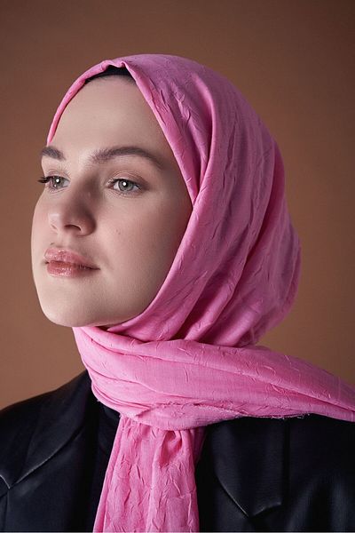Modakaşmir Σειρά Bamboo Shawl Candy Pink