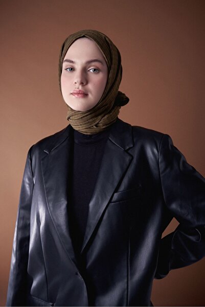 Modakaşmir Şal din seria Misto Cotton Henna Green Henna Green