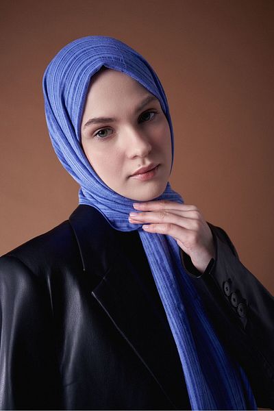 Modakaşmir Misto Cotton Series Shawl Aquarium