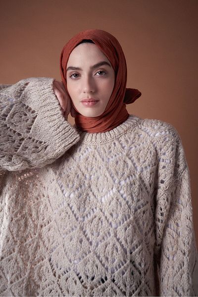 Modakaşmir Πλακάκι σειράς Bamboo Shawl