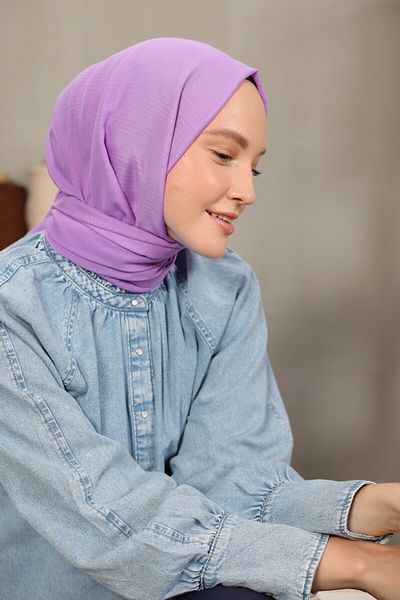 Modakaşmir Σειρά Cosy Cotton Σα shawl Υάκινθος