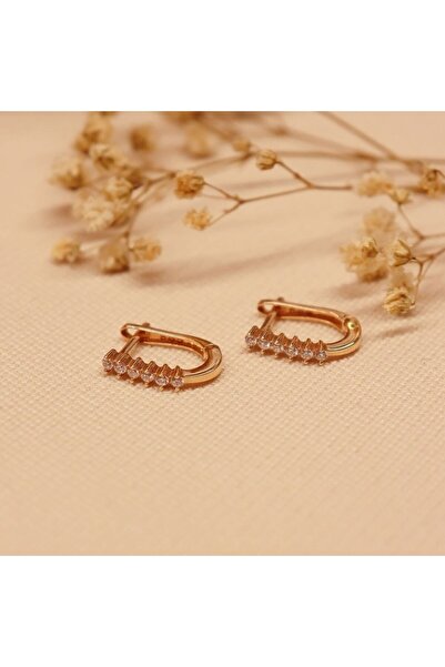 TAHAN MÜCEVHERAT Sıra Taşlı J Küpe