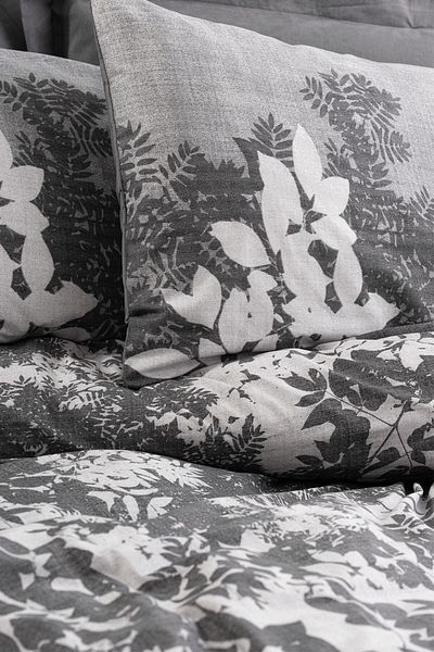 Cotton Box Double Single Duvet Cover Set Lunt Anthracite