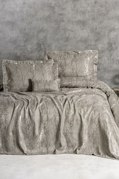 Cotton Box Smart Double Bedspread Dalya Gray