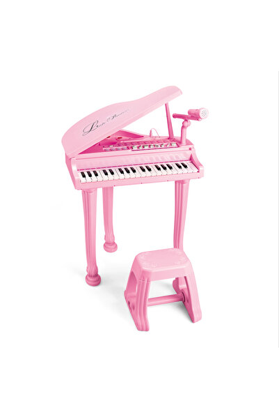 Shem Mikrofonlu 37 Tuşlu Mp3 Çalar Büyük pembe Piyano Oturak ve mikrofon fiya...