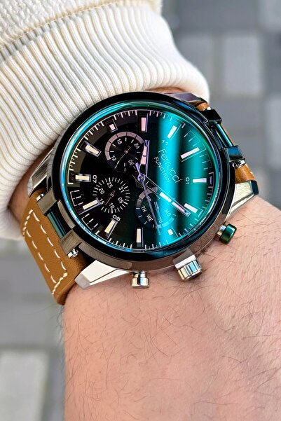 Ferrucci Function FCF.03286FK.04 Deri Kordon Erkek Kol Saati