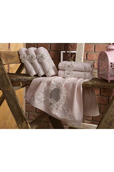 Dantela French Guipure Flower Dowry Bamboo Towel Powder