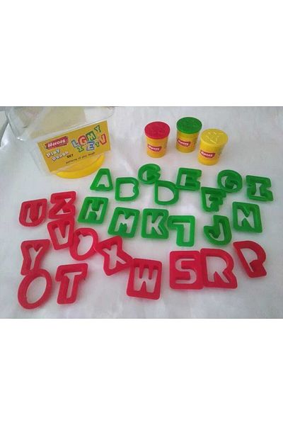 HEROES Household Boxed Letter Molds and Play Dough