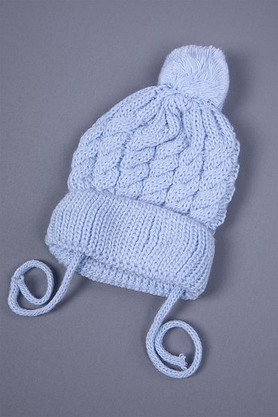 Babyhola Knitwear Pompom Tie Girl Boy Baby Newborn 0-6 Months Beanie 0946-1