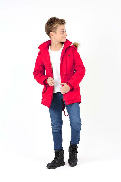 Asortik Kids Boy's Removable Hooded Waterproof Down Coat