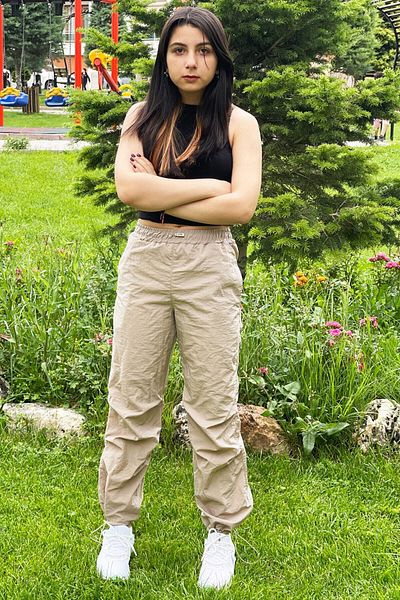 Asortix Girl/Boy Unisex Parachute Fabric Trousers 10 years old - 11 years old - 12 years old - 13 years old - 14 years old - 15 years old