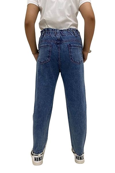 Jannock Boyfriend Girl's Denim Trousers 9 Years - 10 Years - 11 Years - 12 Years - 13 Years - 14 Years - 15 Years - 16 Years