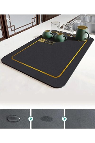 SİHİRLİ MOP Super Absorbent Magic Πατάκι Πιάτων Πάγκος Στεγνώματος Πτυσσόμενο 40x50cm