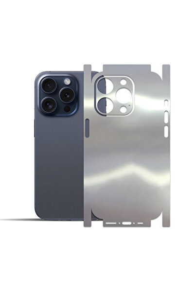 Ipg iPhone 15 Pro ile uyumlu Arka ve Yanlar için IPG Tam Koruma Dekoratif Sti...