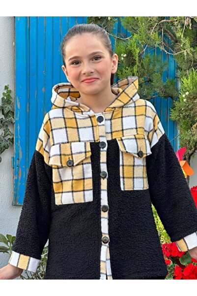 Asortik Kids Дівчача плюшева туніка з капюшоном