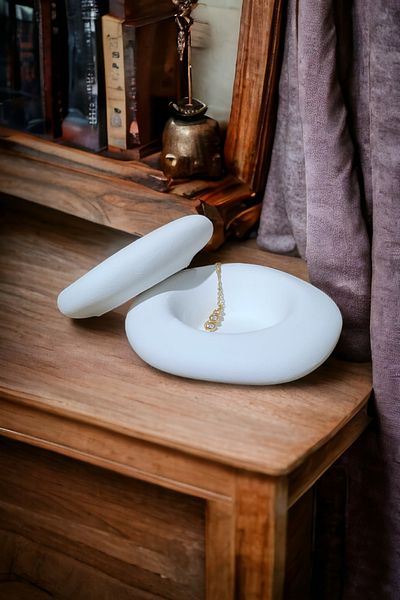ROLLOR Decorative Jewelry Box with Textured Lid