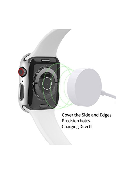 GREGOSS Apple Watch 1,2,3, (42 MM) Uyumlu 360 Tam Koruma Yumuşak Silikon Kılıf