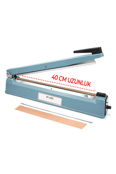 BesaEndüstriyel 40 Cm Demir Gövde Poşet Ağzı Kapatma Makinesi