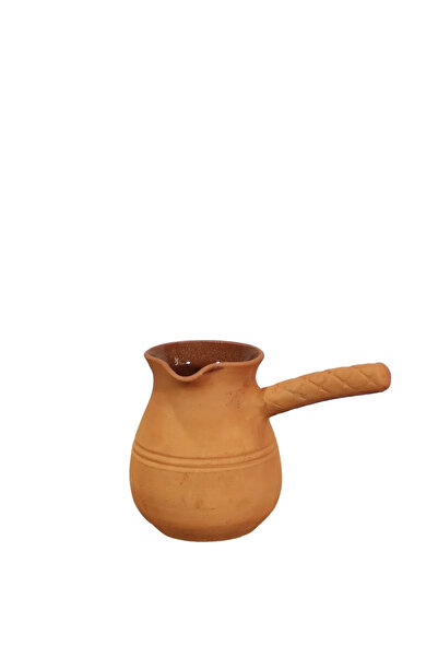 GARDENYAÇİÇEKÇİLİK Toprak Cezve Doğal 4 Kişilik, Ateşe Dayanıklı