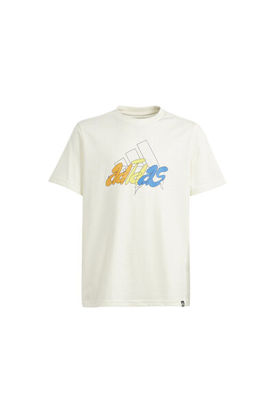 adidas تي شيرت كاجوال كريمي 13-14 سنة 164