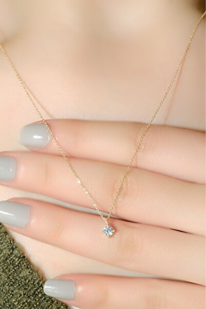 aytekgold Tektaş Kolye 8 Ayar