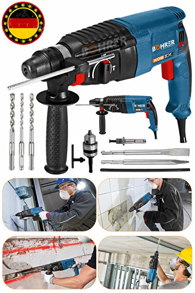 BÖHRER GBH2 3 BLUE FONKSİYONLU KIRICI DELİCİ X-TREME BULLDOG ELEKTRİKLİ HİLTİ...