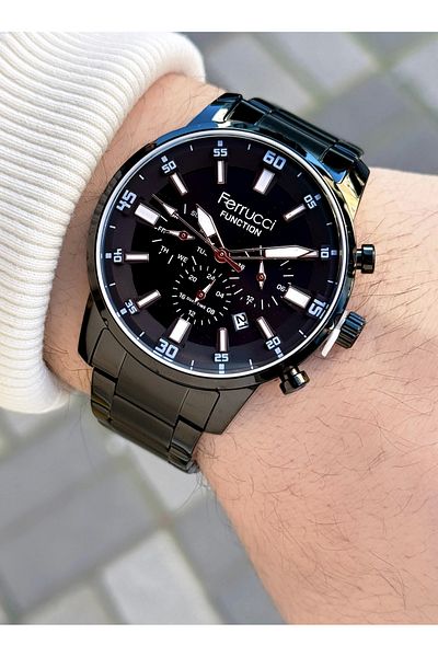 Ferrucci Function FC.03274FM.03 Steel Cord Men's Wrist Watch