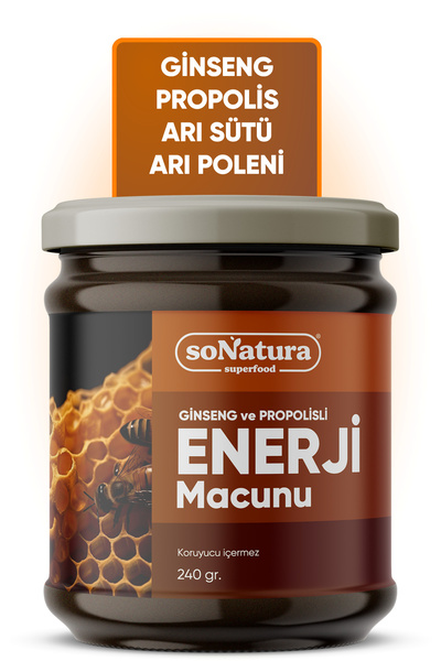 Sonatura Enerji Macunu (Ginseng ve Propolisli) 240 Gr.