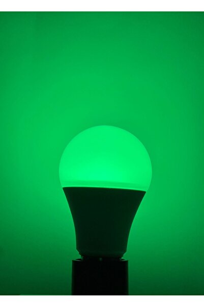 Genel Markalar 10 WATT YEŞİL IŞIK 765 LÜMEN 220 VOLT LED AMPUL