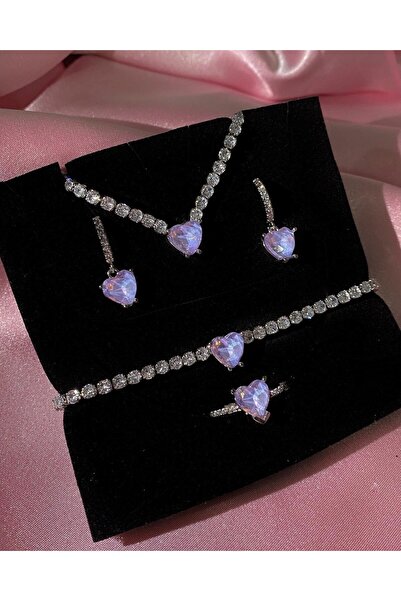 h&b design jewel Lila Kalpli Suyolu Set