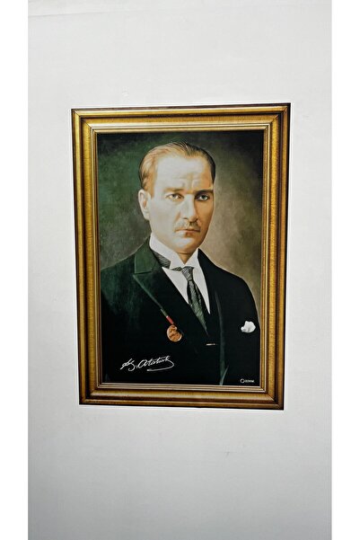Odyak Kart ATATÜRK 1 TABLO 56X80 cm STATİK KAĞIT YAPIŞKANSIZ KOLAY TUTUNAN ÖZ...
