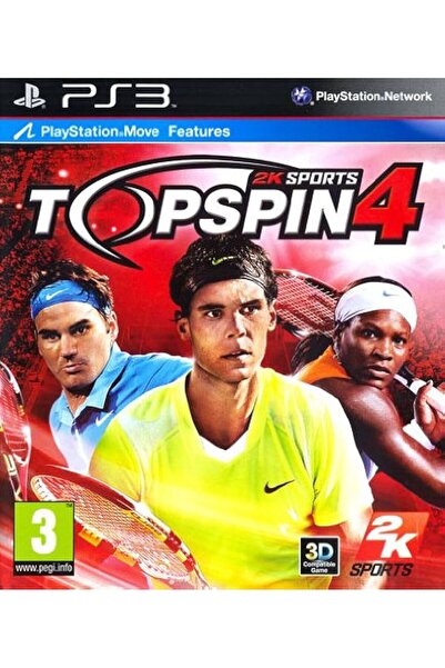 2K Top Spin 4 (Move) Ps3 Oyun
