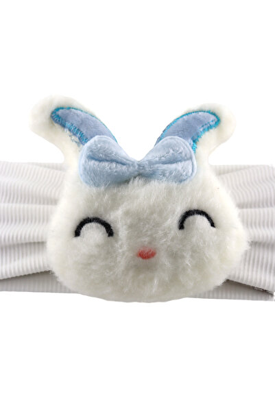 KEEBA Μίνος Κουνέλι. Κοριτσίστικο κορδόνι. Μαλακό γούνινο κουνέλι ελαστικό. Κορίτσι Μπαντάνα.