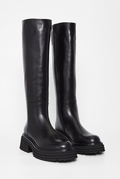 Tamer Tanca Kadın Hakiki Deri Casual Çizme 33 52112 Bn Czm Sk23/24