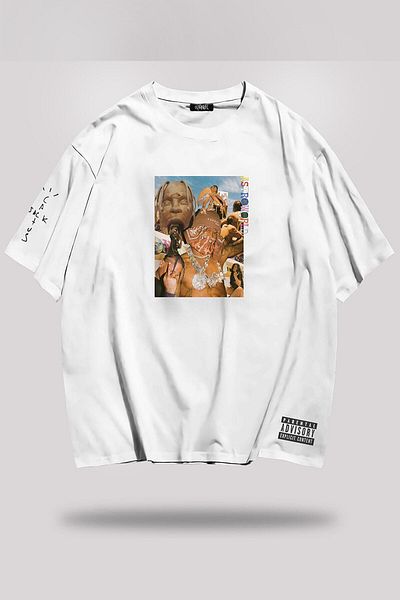 Grove Fashion Tricou oversize unisex Travis Scott Jacks