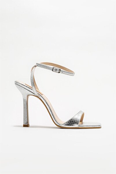 Elle Shoes Lame Kadın Topuklu Sandalet