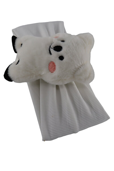 KEEBA Elastic Bandana with Soft Feather PandaMinnoş Girl's Headband with Panda