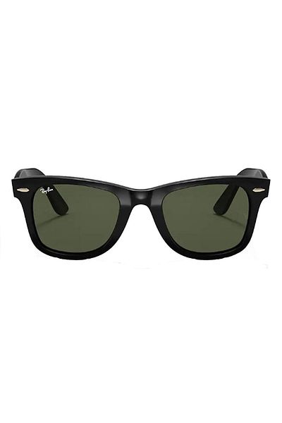 Ray-Ban Wayfarer 4340 601 50 Unisex Black Angular Frame Sunglasses