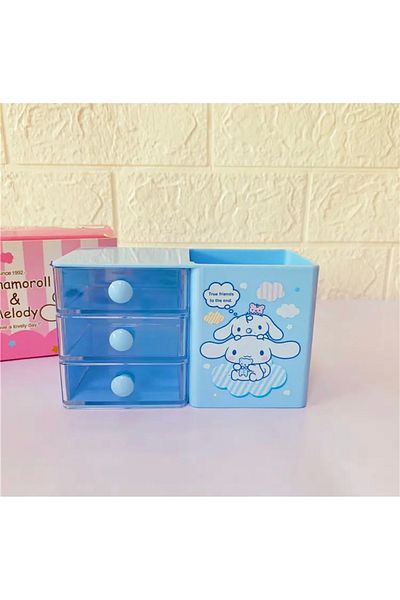 synshop Sanrio Cinnamoroll Pencil Case Organizator de birou Cadou (adus din străinătate)