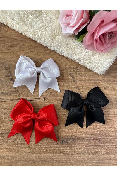 Melo 3-Piece Colorful Ribbon Buckle Set with Clip